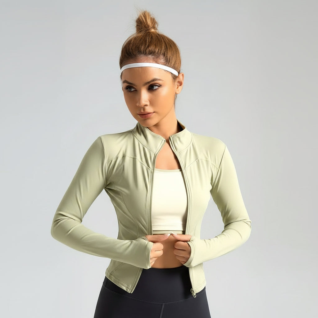Women's Zip Sports Jacket | Stretch Fit