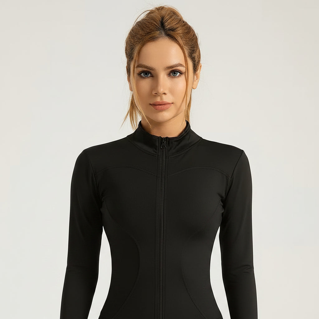 Women's Zip Sports Jacket | Stretch Fit