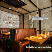 Retro Loft Metal Pendant | Industrial Style
