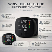 Automatic Digital Wrist Blood Pressure Monitor