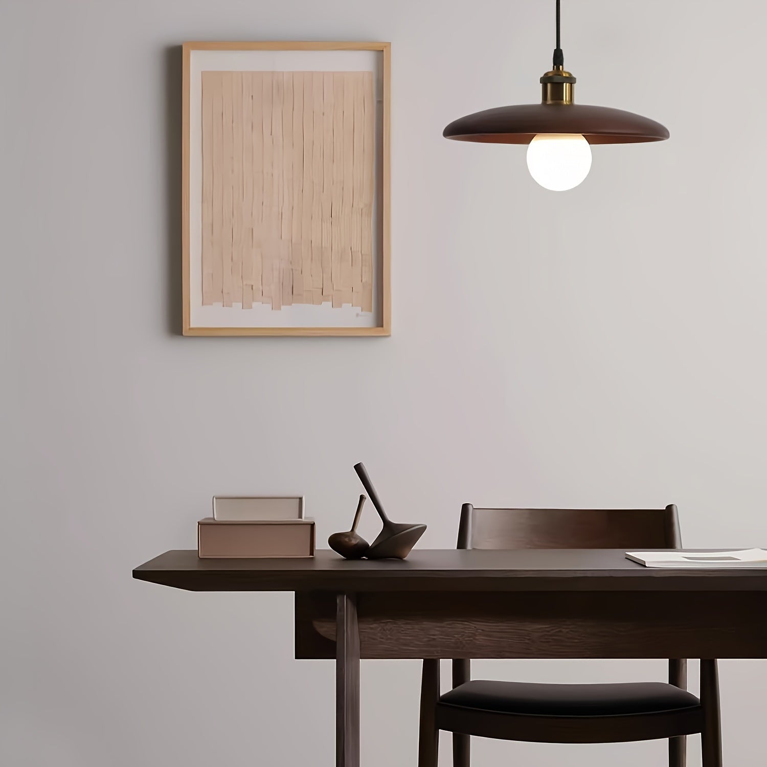 Nordic Solid Wood Pendant | Scandinavian Ceiling Lamp