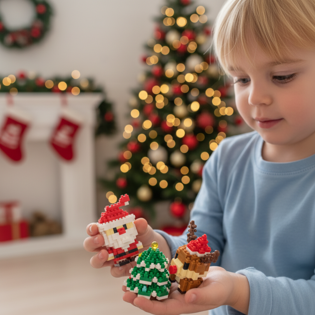 Christmas Building Blocks Set | Family Game