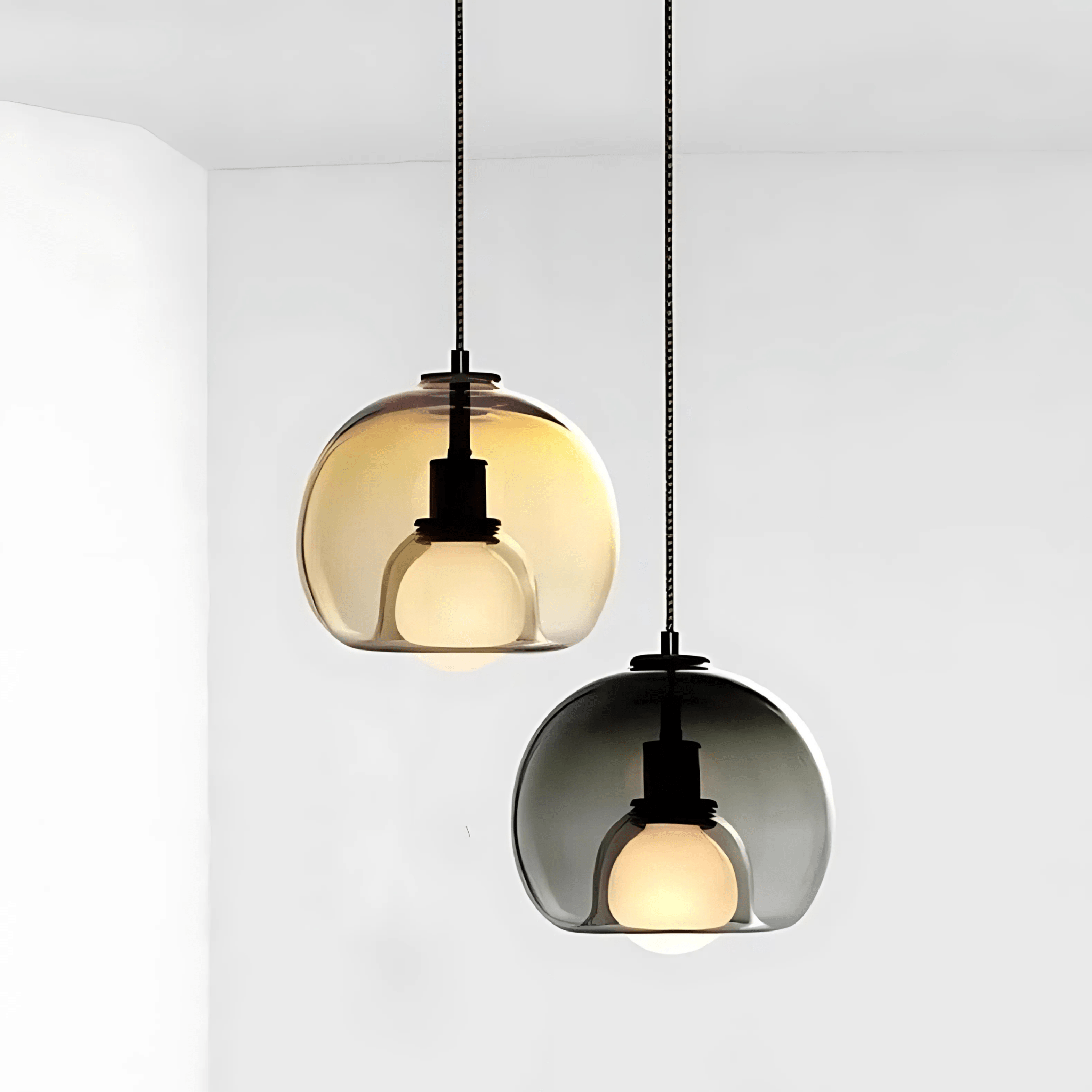 Clyde Glass Pendant | Hand-Blown Modern Elegance