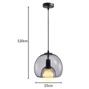 Clyde Glass Pendant | Hand-Blown Modern Elegance