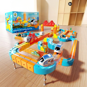 Electric Construction Train Set | Magnetic Tracks