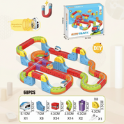 Electric Construction Train Set | Magnetic Tracks