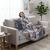 Cooling Boho Floral Sofa Throw