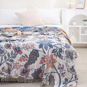 Cooling Boho Floral Sofa Throw
