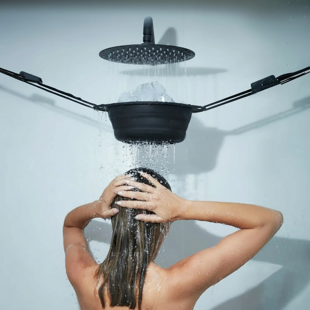 Cooling Desk Fan | Cold Shower and Ice Therapy Effect