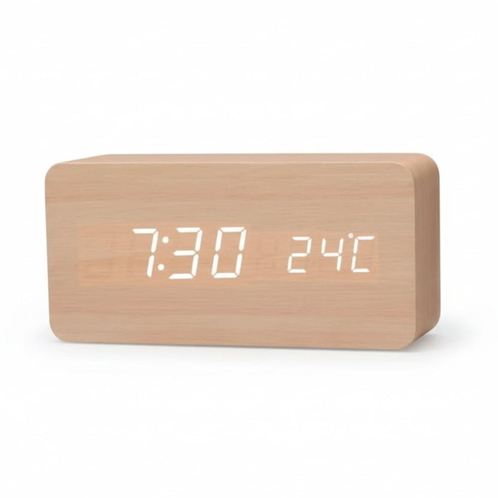 Modern Digital Alarm Clock | Multi-Function Display