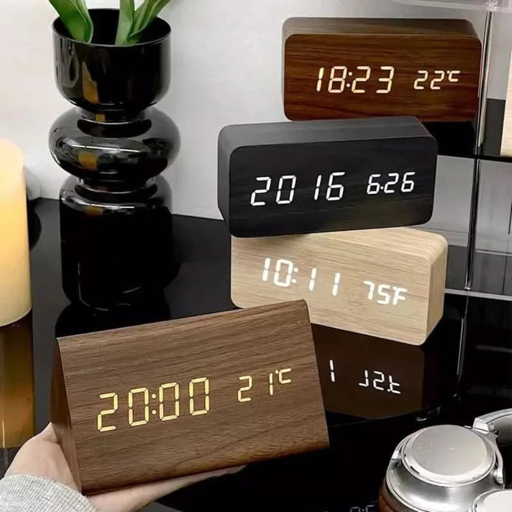 Modern Digital Alarm Clock | Multi-Function Display