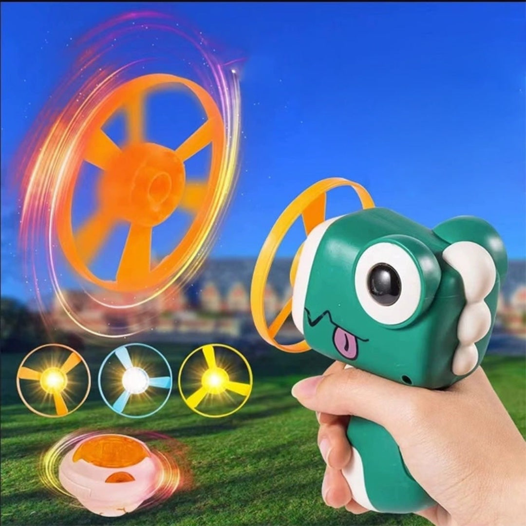 Dinosaur Spinning Top Launcher | Fridge Magnet Toy