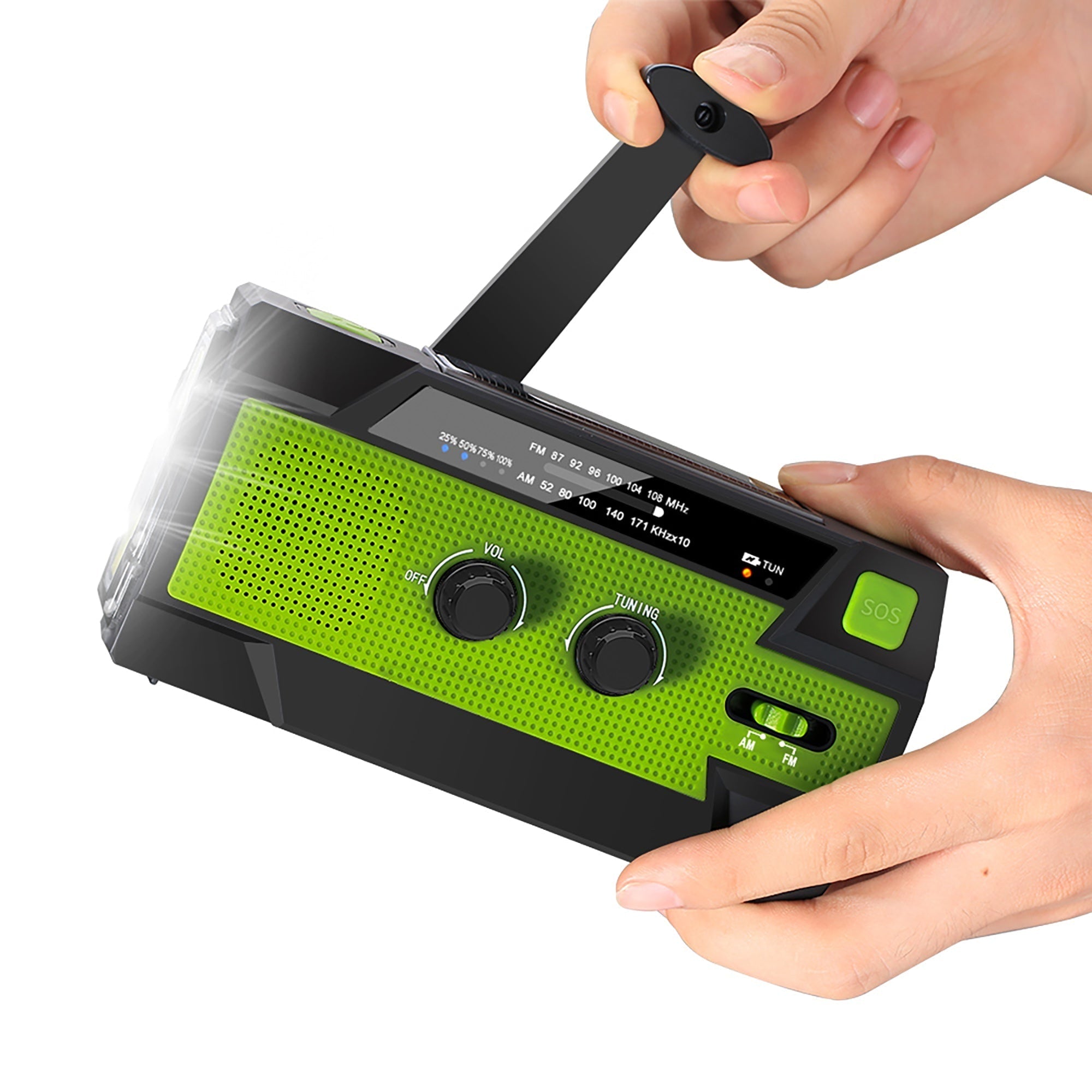Hand-Crank Emergency Radio | Portable Survival Device