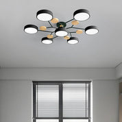 Low-Energy Semi-Flush LED Ceiling Light | Chandelier Style