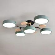 Low-Energy Semi-Flush LED Ceiling Light | Chandelier Style