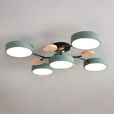 Low-Energy Semi-Flush LED Ceiling Light | Chandelier Style
