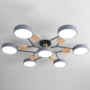 Low-Energy Semi-Flush LED Ceiling Light | Chandelier Style