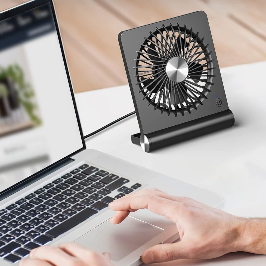 Foldable Clip-On Desk Fan | Compact USB