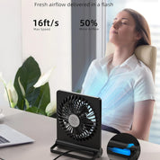 Foldable Clip-On Desk Fan | Compact USB