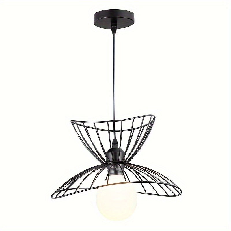 Black Retro Pendant | Adjustable Industrial Design