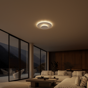 Round Modern Extra-Slim LED Ceiling Light | Thin Ceiling Panel
