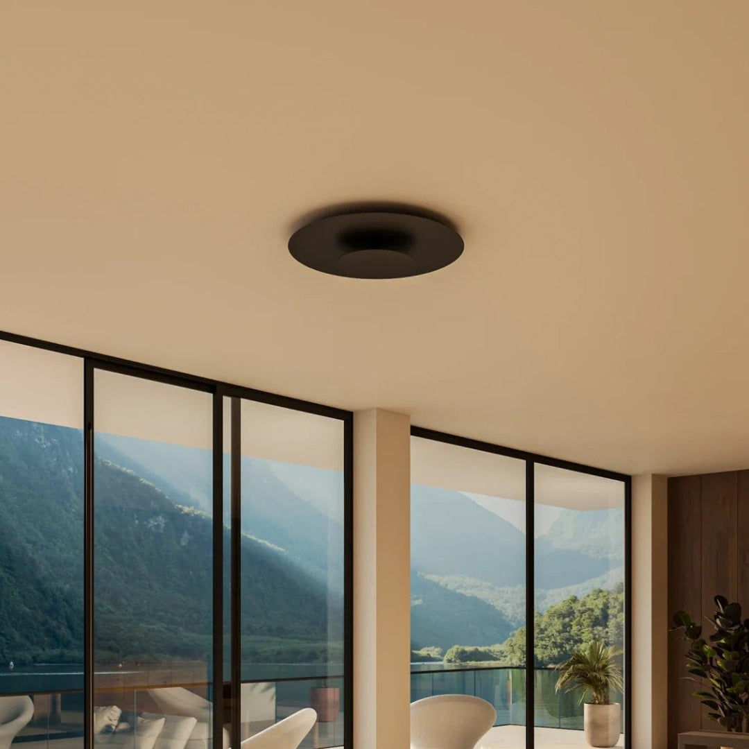 Round Modern Extra-Slim LED Ceiling Light | Thin Ceiling Panel