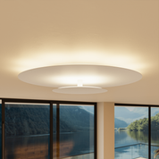 Round Modern Extra-Slim LED Ceiling Light | Thin Ceiling Panel
