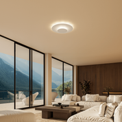 Round Modern Extra-Slim LED Ceiling Light | Thin Ceiling Panel