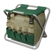 Garden Tool Set with Folding Stool | Portable