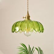 Vintage Flower Pendant | Coloured Crystal Light