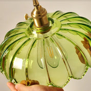 Vintage Flower Pendant | Coloured Crystal Light