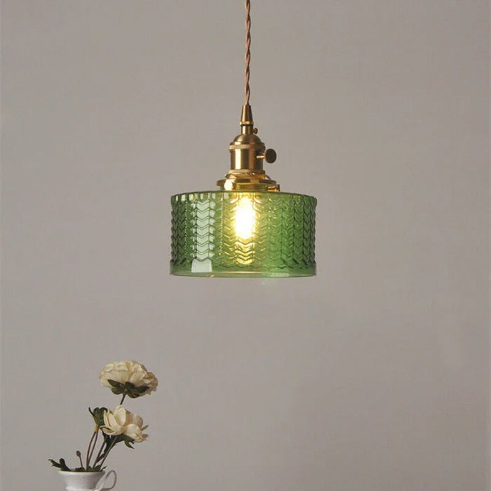 Green Crystal Pendant | Adjustable