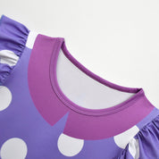 Girls' Ruffled Polka Dot Dress | Halloween Party