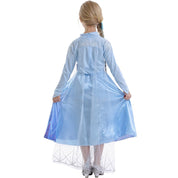 Girls' Ice Princess Dress with Cape | Costume