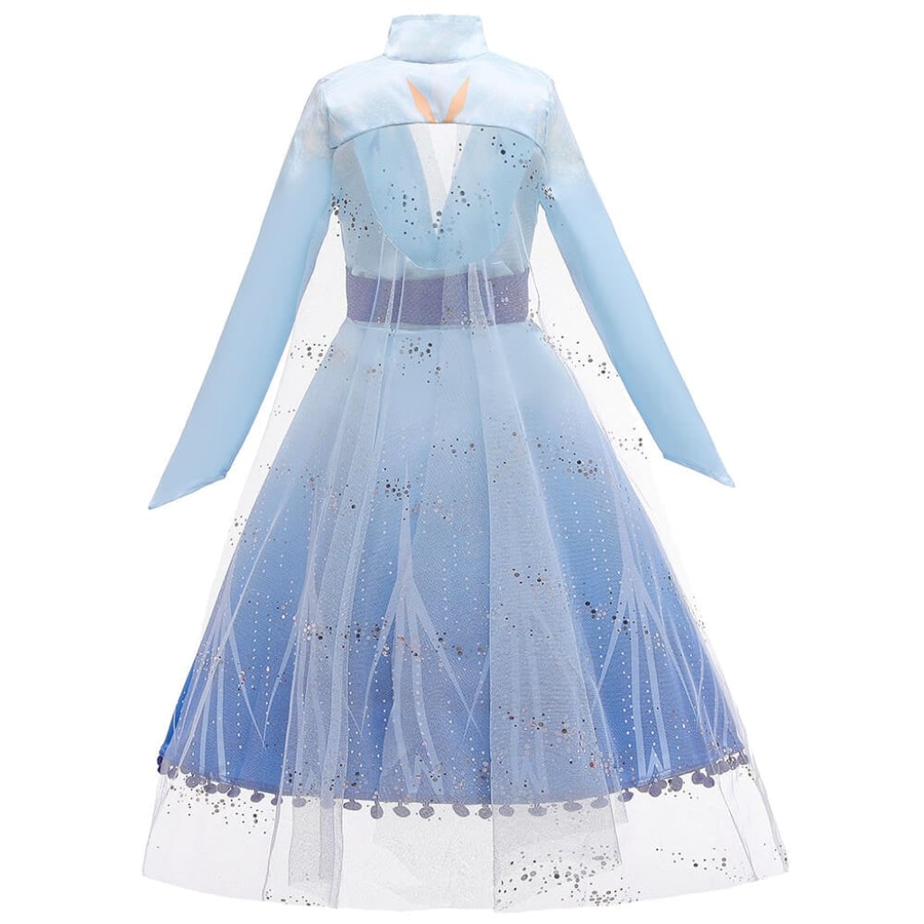 Girls' Ice Princess Dress with Cape | Costume