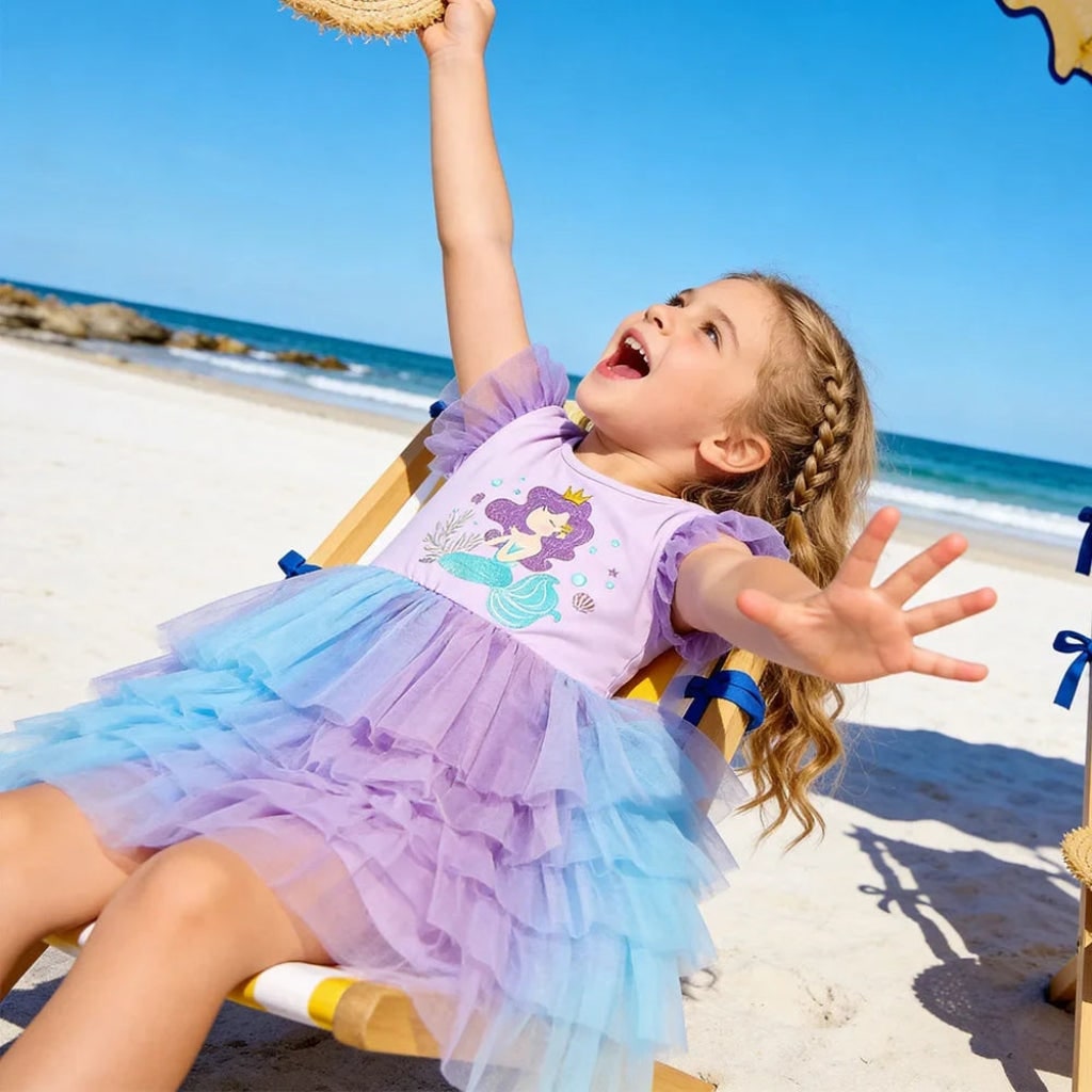 Girls' Mermaid Dress with Tutu | Halloween Costume