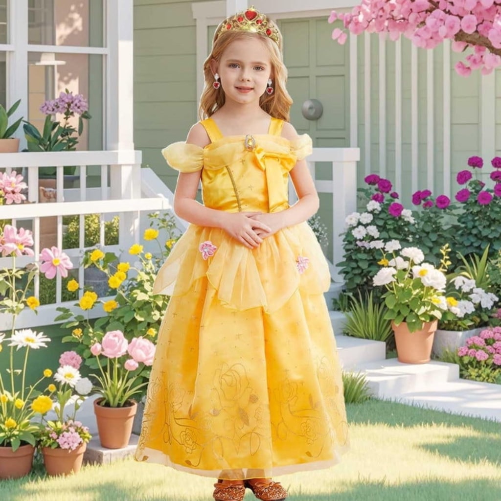 Girls' Princess Party Dress Set | Halloween