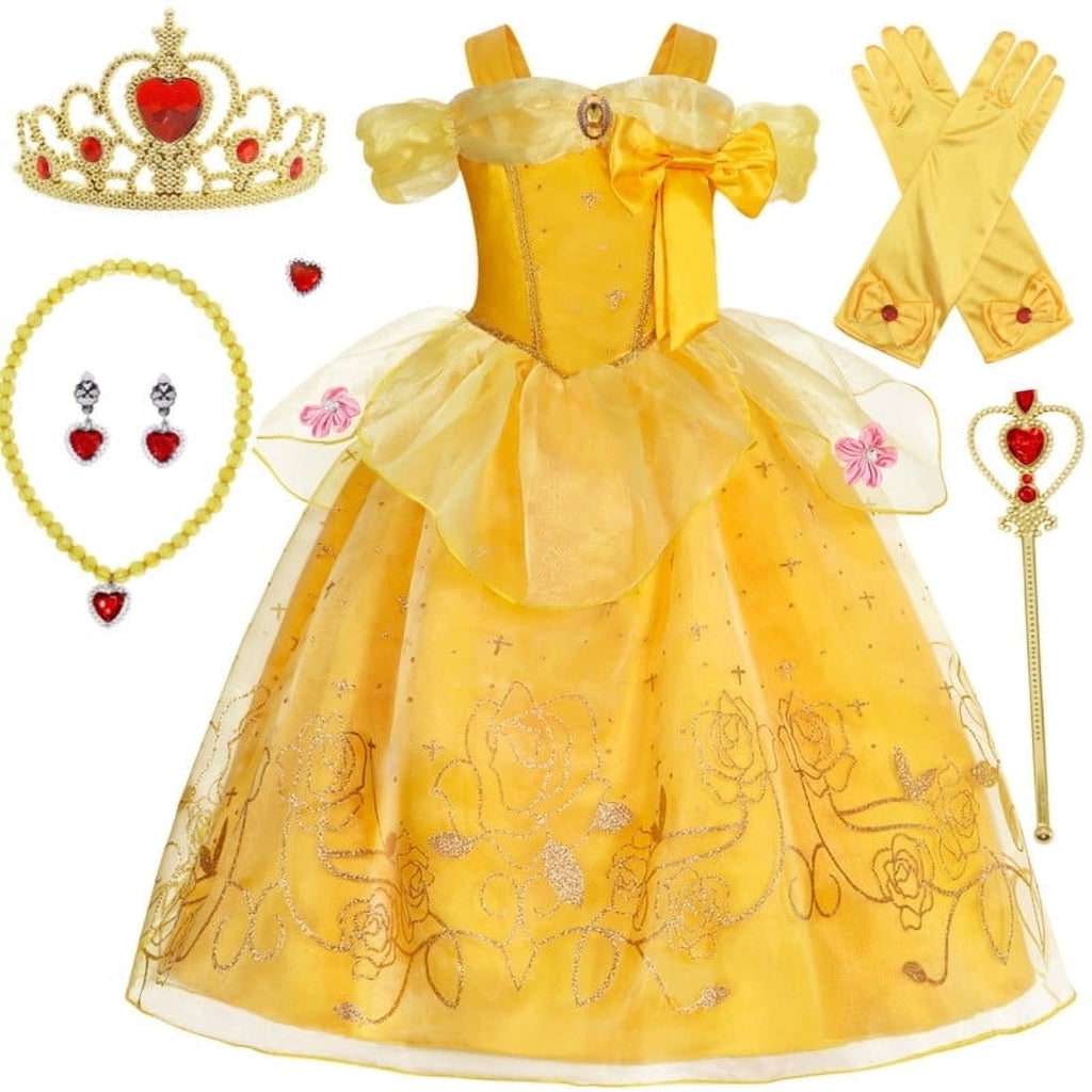 Girls' Princess Party Dress Set | Halloween