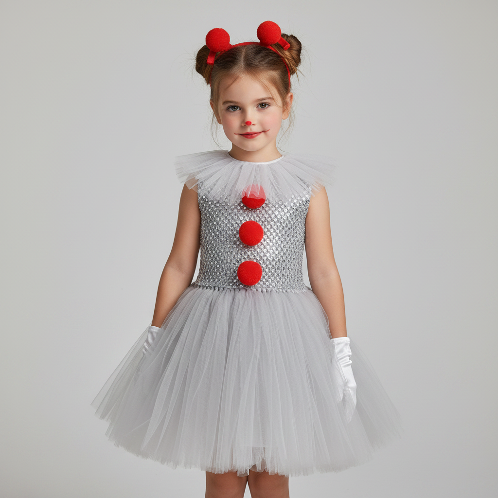 Clown Dress with Tutu | Party Costume