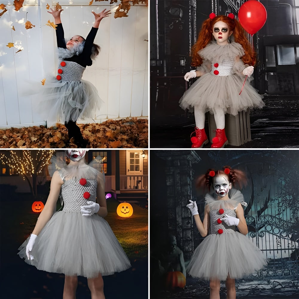 Clown Dress with Tutu | Party Costume