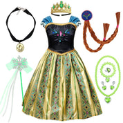 Princess Dress with Accessories | Halloween Costume Set