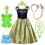 Princess Dress with Accessories | Halloween Costume Set
