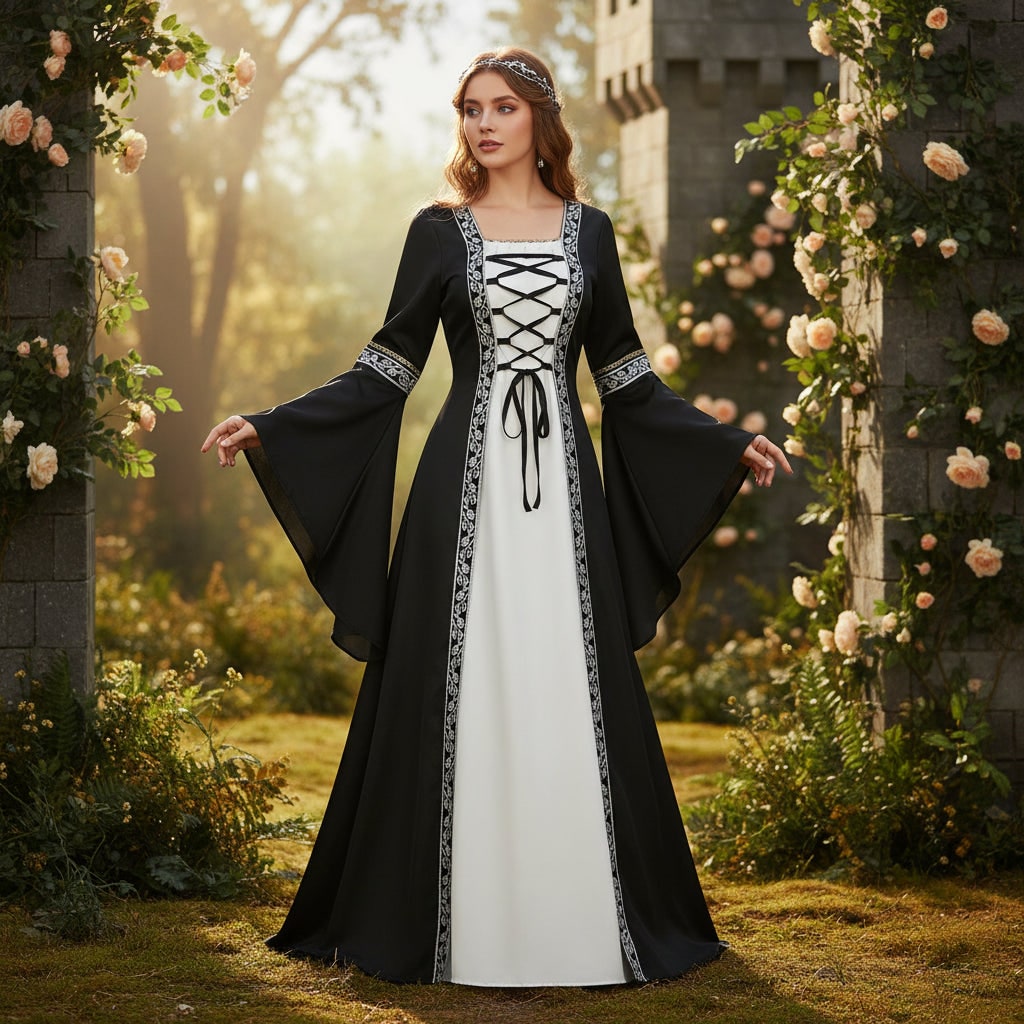 Women's Renaissance Medieval Dress | Elegant Role-Play