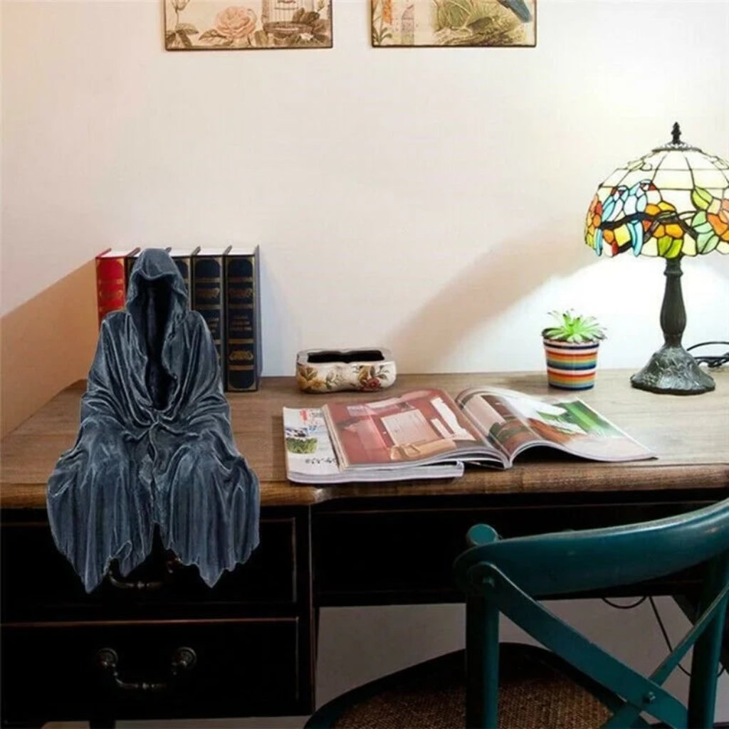 Compact Grim Reaper Statue | Halloween Decoration