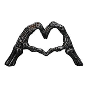 Skeleton Heart Sculpture | Gothic Halloween Decoration