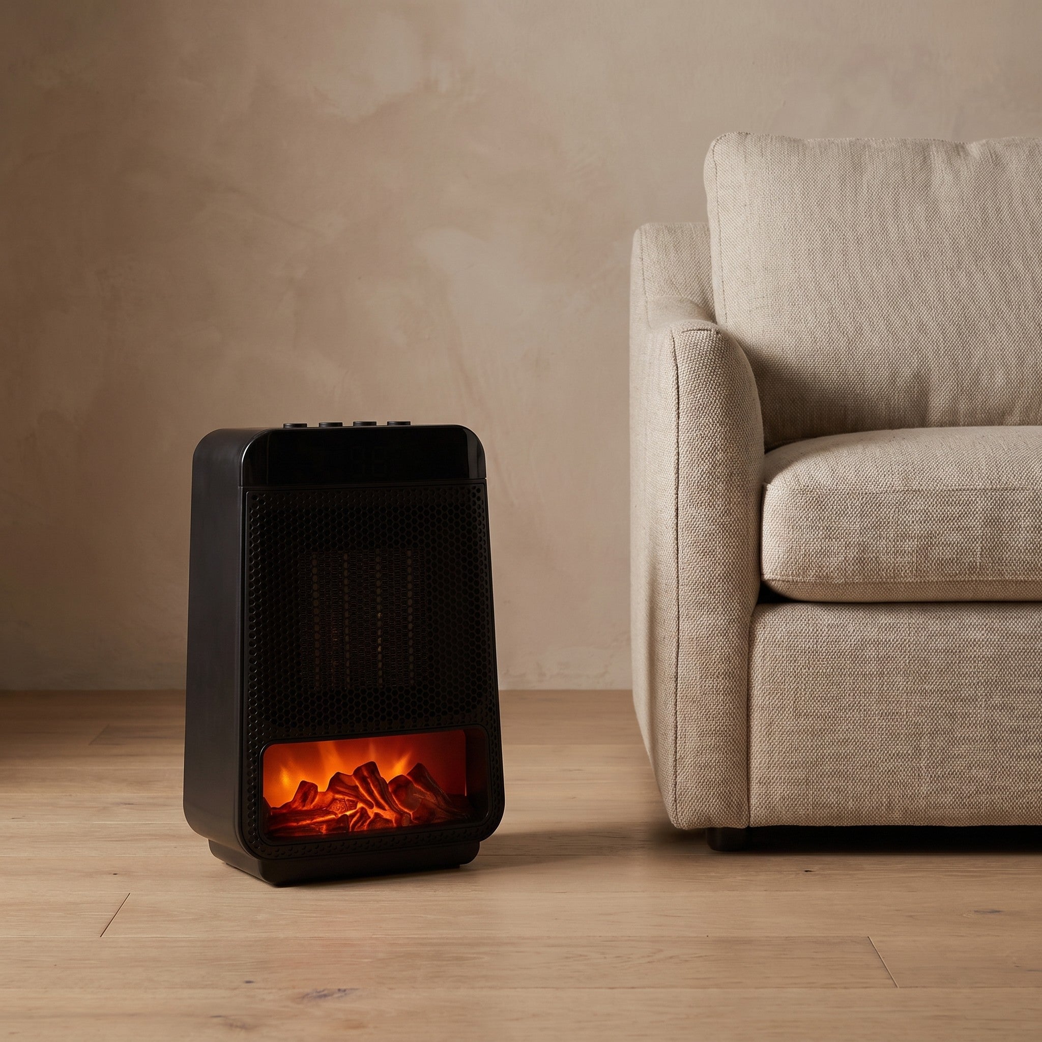 Ceramic Fan Heater with Flame Effect | 800 and 1200 W