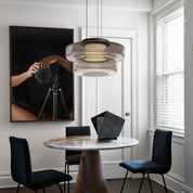 Crystal Pendant | Bauhaus-Style Light