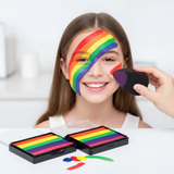Neon Body Paint Set in Pans | UV Glitter for Football Parties
