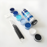 Rainbow Body Paint Set | Neon Split Pans for Face and Body
