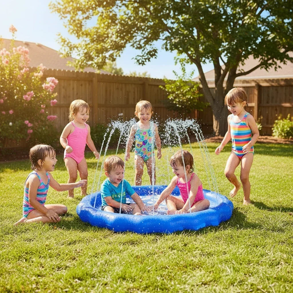 Inflatable Water Play Mat | Animal and Letter Design
